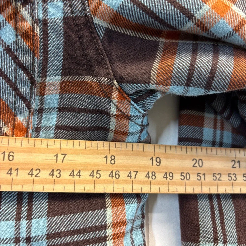 Mossimo Y2K Sherpa Lined Hooded Flannel Jacket Men Size S Streetwear Cabin READ